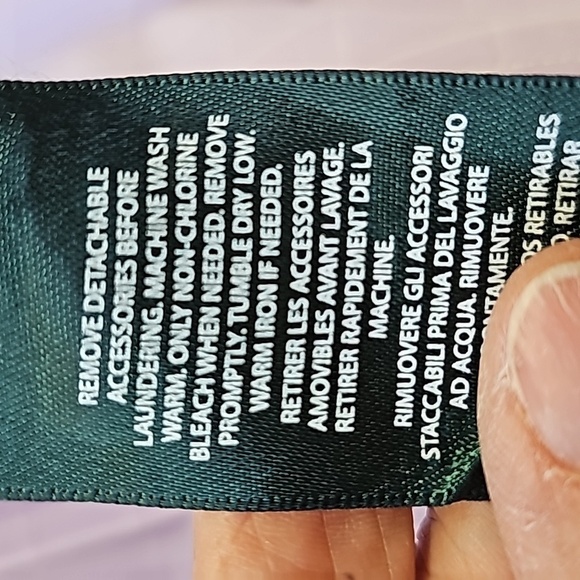 Ralph‎ lauren mens lavender dress shirt. Size 16 34/35. Classic fit. Stretch. - Picture 9 of 11